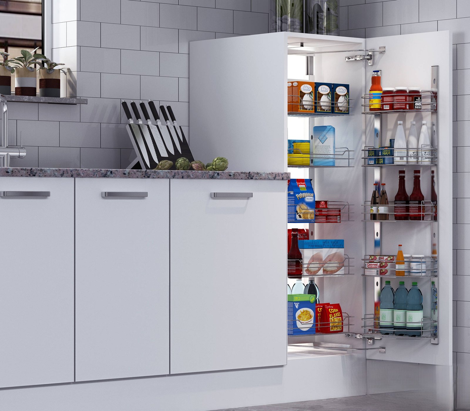 45CM. 5+5 BASKET PULL-OUT